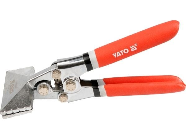 Yato YT-5141, Crimptang, 8 cm, 3,5 cm, Kull stål, Polyvinylklorid (PVC), Stål, PVC, Stål, Rød