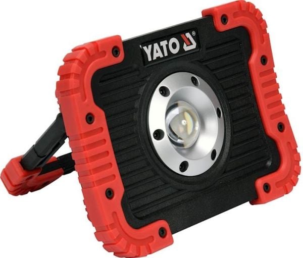 Yato LED-reflektor diodelys bærbar 10 W batteridrevet (YT-81820)