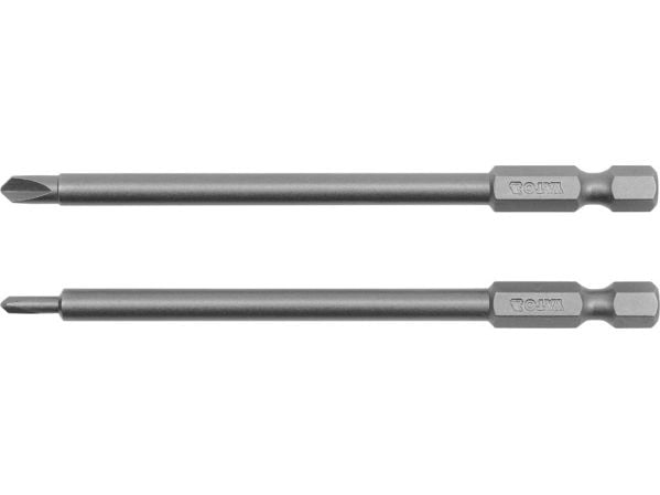 Yato YT-0493, 2 stk, Trippelvinge, 1/4, 100 mm