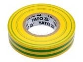 Yato elisoleringstejp 15x0,13 mm 20 m PVC, isolering-max 40 kV gul/grön - YT-81593