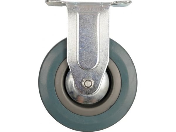 VOREL KIINNITETTÄVÄ PYÖRÄ, HARMAA KUMI 125mm