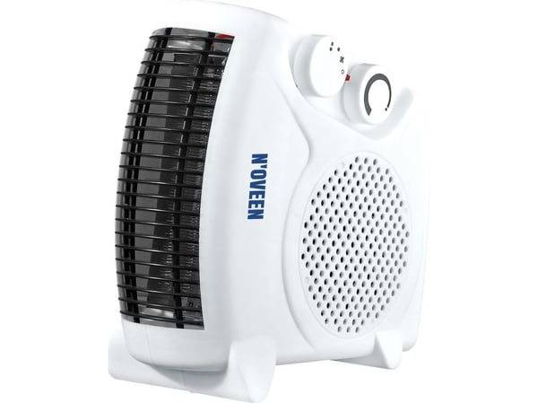 Noveen FH06, Viftedrevet elektrisk romvarmer, Innendørs, Gulv, Hvit, Rotasjon, 2000 W