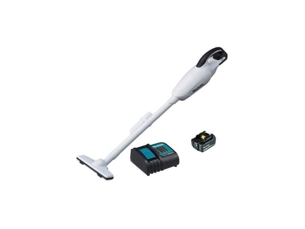 Makita DCL180SFW trådløs støvsuger 18 V Li-ion, LXT, 3Ah-batteri og lader