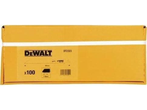 DeWALT DT2320-QZ, Puukkosahanterä, Puu, Kaksoismetalli, Keltainen, 22,8 cm, 100 kpl