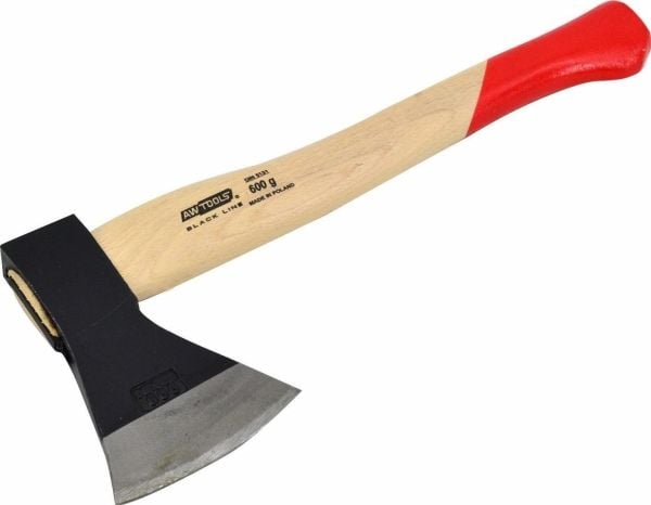 AW-Tools øks 0,6kg treskaft svart LINE