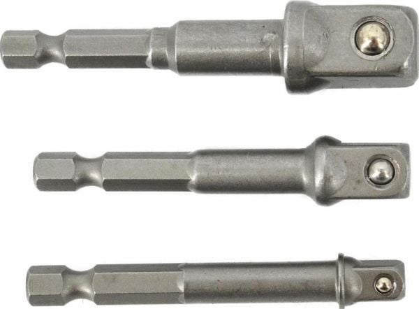 AWTools AWTOOLS ADAPTERS FOR HEX SOCKETS 3 pcs. 1/4``-3/8``-1/2`` AW37903
