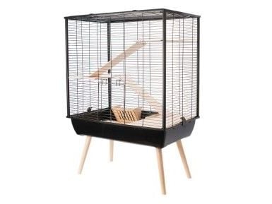 Zolux Neo Cosy stor gnagarbur i svart - H80