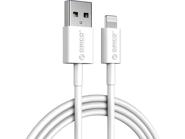 Orico USB-A - Lightning USB-kabel 1 m hvit (AL01-10-WH-BP)