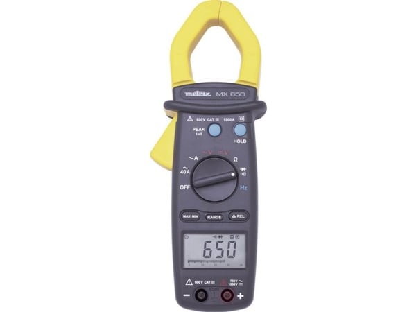 Digital klemmetang Metrix MX0650-Z CAT III 600 V (visning: 4000)