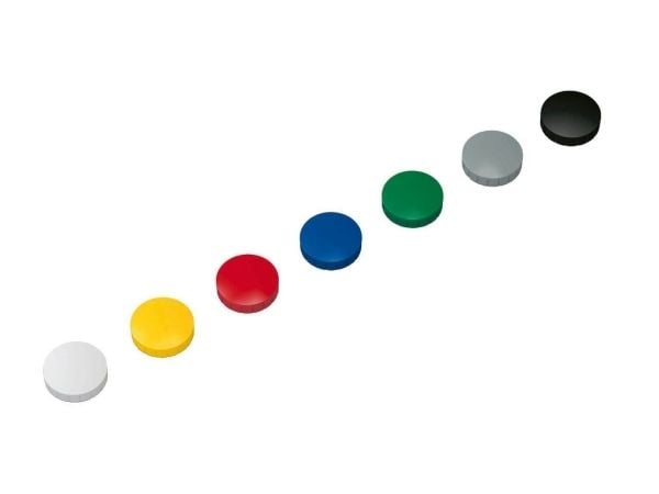 MAUL 6163299, Whiteboard-magnet, Flerfarget, 32 mm, 32 mm, 9,6 mm, 800 g