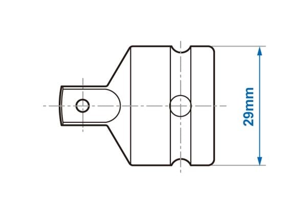 Kraft transitionstykke 4866P i:1/2''u:3/4''