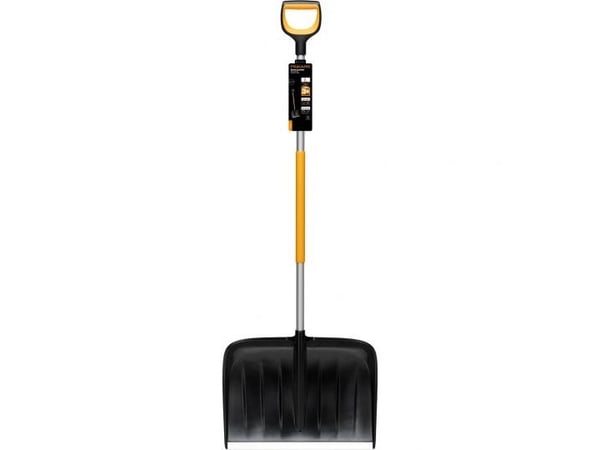 Fiskars 1057178, Snøskuffe, Metall, Sort, Oransje, Ergonomisk, 54,3 cm, 1,57 kg