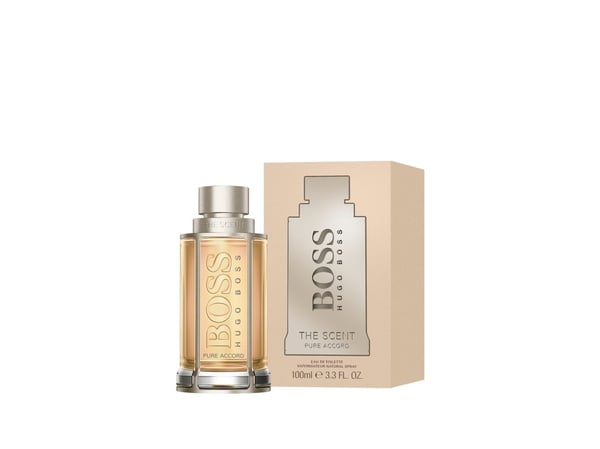 BOSS The Scent Pure Accord for Him, Miesten, 100 ml, Ei uudelleentäytettävä pullo, Ruisku
