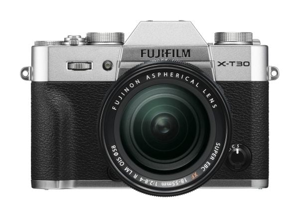 Fujifilm X -T30 II + 18-55mm, 26,1 MP, 9600 x 2160 piksler, X-Trans CMOS 4, 4K Ultra HD, Berøringsskjerm, Sølv, Svart