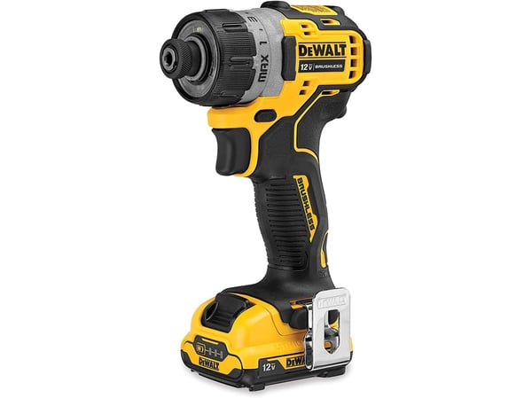 DeWALT DCF601D2, Akkuruuvinväännin, Pistoolikahva, Musta, Keltainen, 1100 RPM, 8 Nm, Akku