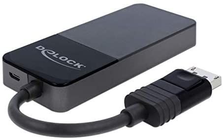 Delock DisplayPort 1.4 Splitter 1 x DisplayPort to 3 x HDMI MST - Video/lyd-splitter - 3 x HDMI - stasjonær