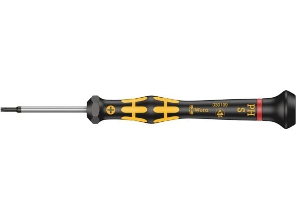 Wera 1550 PH S ESD Micro, 18 mm, 18 mm, 137 mm, 13 g, Svart, Röd, Gul, Tjeckien