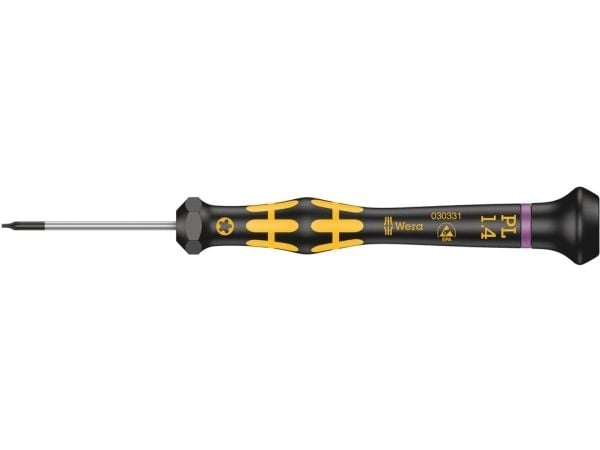Wera 1573 Pentalobe ESD, 18 mm, 18 mm, 137 mm, 10 g, Sort, Fiolett, Gult, Tsjekkisk Republikk