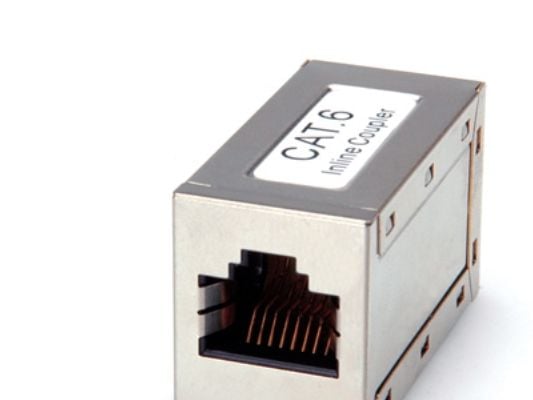 ROLINE RJ-45 Modular Coupler, RJ-45, RJ-45, Sølv