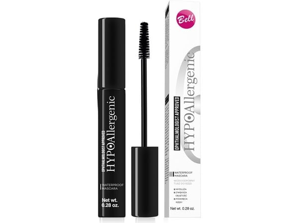 E10 Bell HYPOAllergenic vattenfast svart mascara (long lasting protect lashes)
