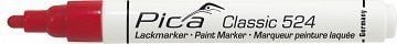 Pica marker red - Classic Industry paint marker, pyöreä kärki 2-4 mm