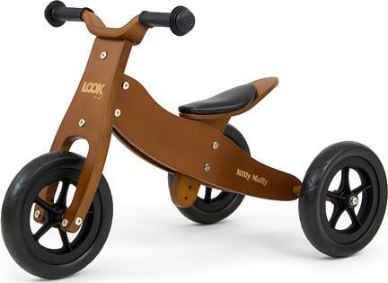 Milly Mally Cool Dark Natural 2-i-1 multifunktionell barncykel