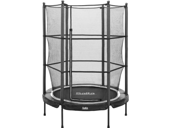 Salta 5426A, Trampoline over bakken, Rund, 35 kg, 3 år, Safety net, Sort