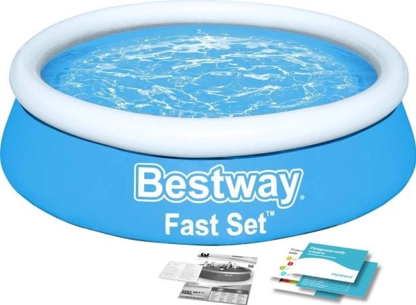 Bestway 57392, 940 l, Uppblåsbar pool, Barn, Blå, 3,03 kg