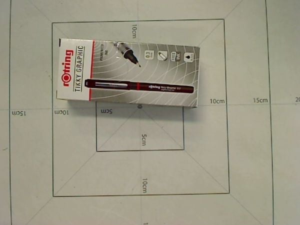 Rotring 1904753, Gelépenn med hette, Svart, Burgunder, 0,3 mm