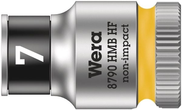 Wera 8790 HMB HF, Kromi-vanadiiniteräs (Cr-V), 9,53 mm (0.375"), 1 kpl, Tšekin tasavalta, 17,5 mm, 2,9 cm