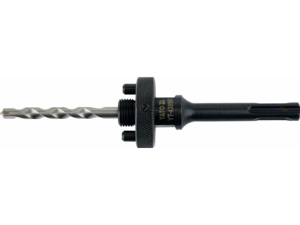 Yato YT-43990, Bor hullsag, Sentreringsbor, 8 mm, 165 mm, 9,5 cm, Titanium-Coated High-Speed Steel (HSS-TiN)