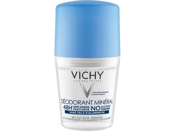 Vichy 48H Mineral Deo Roll-On - Dame - 50 ml