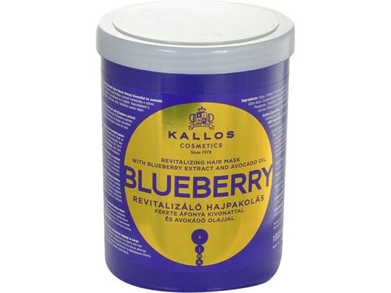 Kallos Hair Mask With Blueberry Extract And Avocado Oil 1000 ml