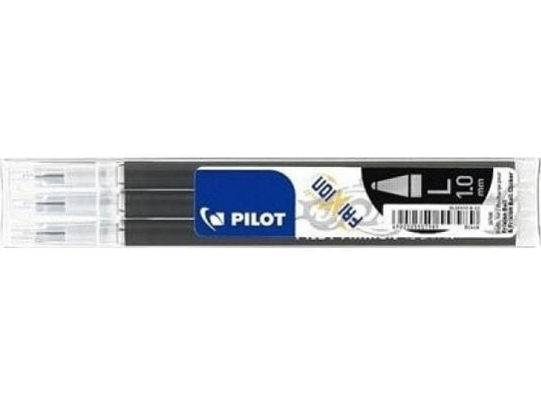 Refill Pilot FriXion Ball 1.0 mm sort - (3 stk.)
