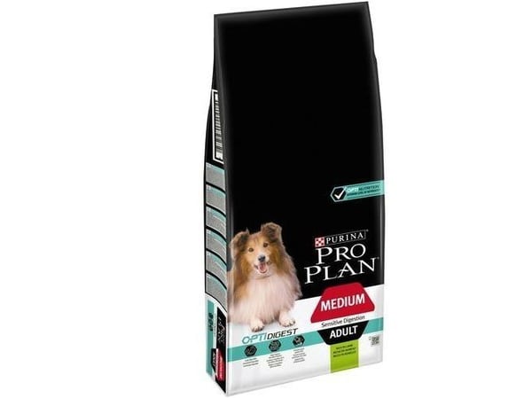 Purina Medium Adult Sensitive Digestion with OPTIDIGEST, Vuxen, Maxi (26 - 44 kg), Lamm, 14 kg