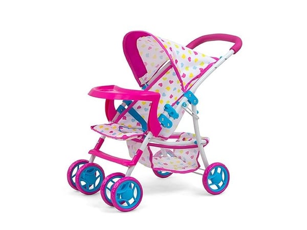 Kate Candy vaaleanpunaiset nukenvaunut MILLY MALLY