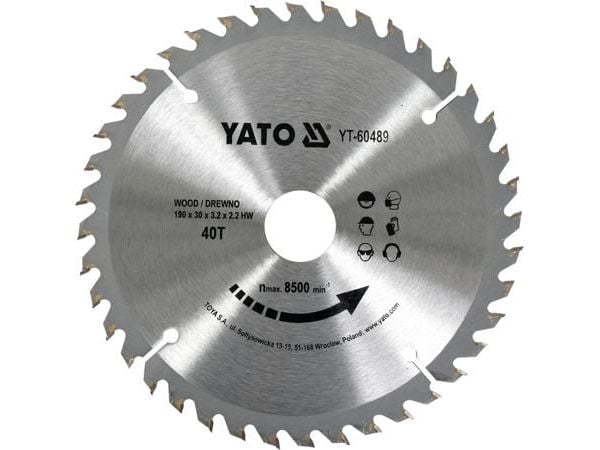 YATO SIRKELSAG 190*40*30 60489