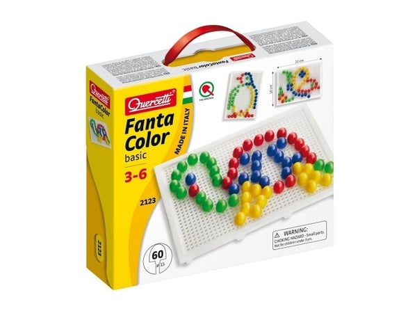 Quercetti FANTACOLOR MINI mosaikk 60 deler (2123)