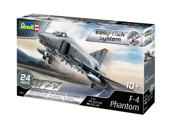 REVELL Plane 1/72 Easy Click F-4E Phantom