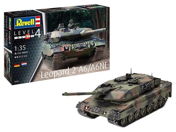 Revellin muovimalli Leopard 2A6/A6NL (GXP-688627)