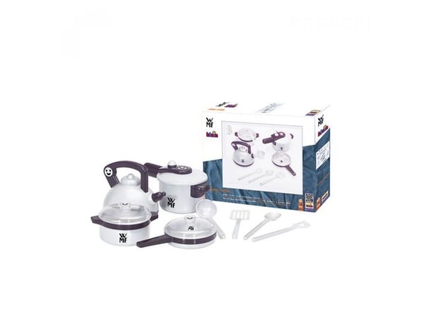 Theo Klein WMF pot set, Tyttö, Musta, Hopea