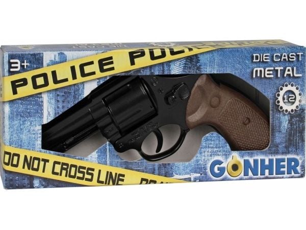 Gonher metal politirevolver 12 patroner