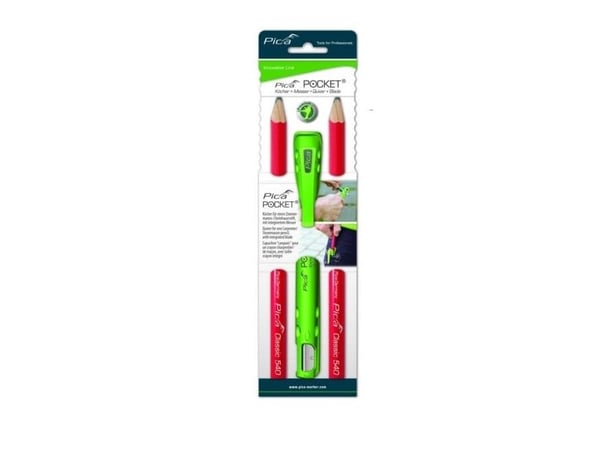 Pica-Marker tømrerblyant 2 stk + pennspiss (505-01)