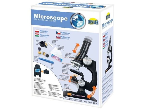 Dromader Microscope 100, 200, 450 x (00413)