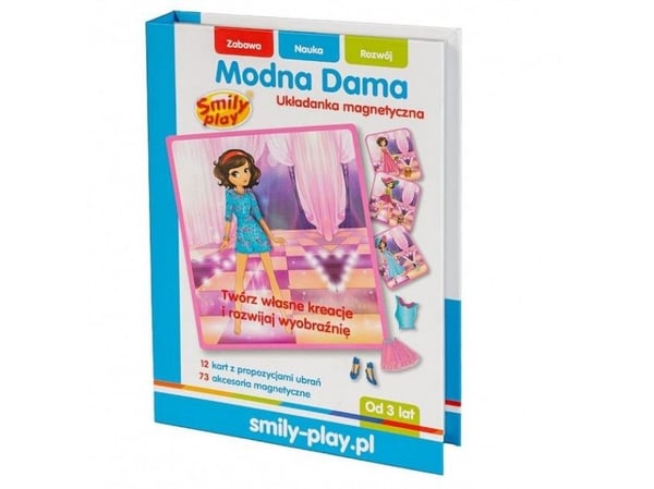 Smily Play magneettinen palapeli Fashionable lady 3+ Smily Play Smily Play