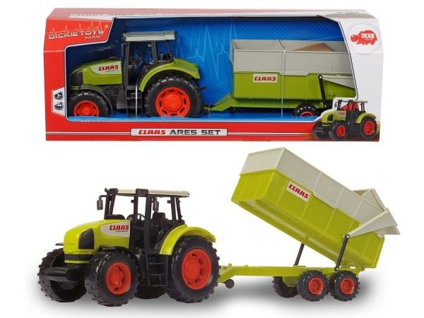 Dickie Toys 203739000 traktor - svart/grønn/rød/hvit - 57 cm