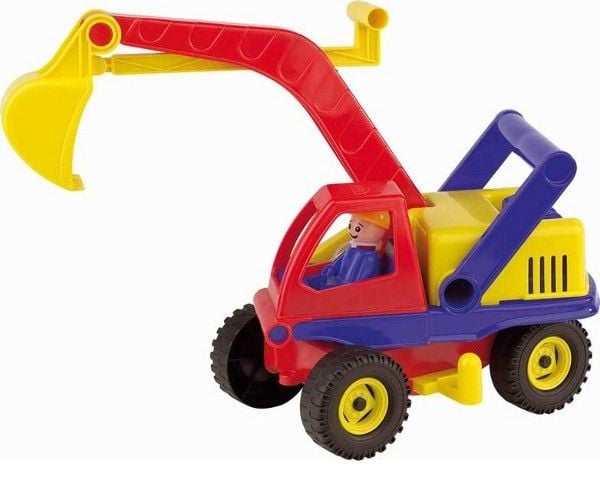 Lena 04151, Gravemaskin, 2 år, Plast, Flerfarget