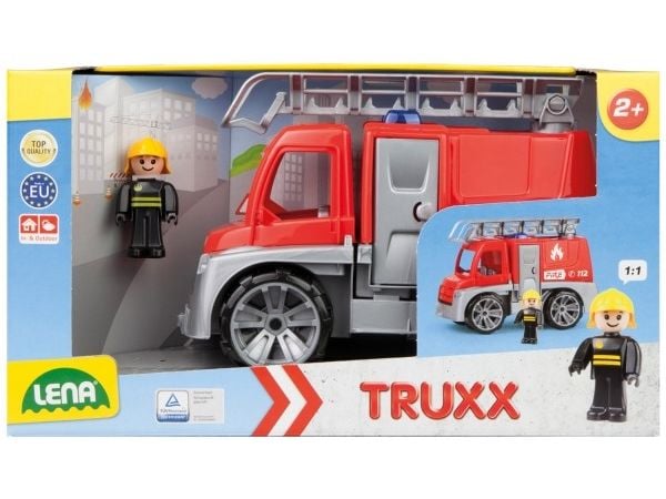 Lena TRUXX 04457, Brandbil, inomhus/utomhus, 2 år, plast, grått, rött