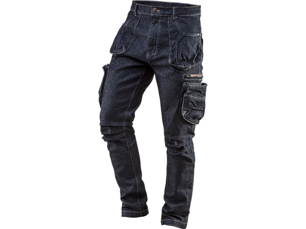 Neo-työhousut (DENIM-työhousut, 5-taskut, koko S)