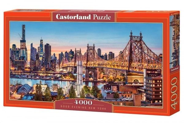 Castorland Puslespill 4000 brikker. - Kveld i New York